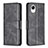 Leather Case Stands Flip Cover Holder B04F for Samsung Galaxy A23s