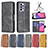 Leather Case Stands Flip Cover Holder B04F for Samsung Galaxy A33 5G
