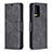 Leather Case Stands Flip Cover Holder B04F for Samsung Galaxy A72 5G Black