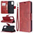 Leather Case Stands Flip Cover Holder B04F for Samsung Galaxy S20