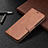 Leather Case Stands Flip Cover Holder B04F for Vivo Y12s