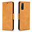 Leather Case Stands Flip Cover Holder B04F for Vivo Y20