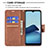 Leather Case Stands Flip Cover Holder B04F for Vivo Y20