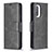 Leather Case Stands Flip Cover Holder B04F for Xiaomi Mi 11i 5G Black