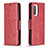 Leather Case Stands Flip Cover Holder B04F for Xiaomi Mi 11X 5G Red