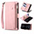 Leather Case Stands Flip Cover Holder B04S for Samsung Galaxy S20 Ultra 5G