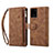 Leather Case Stands Flip Cover Holder B04S for Samsung Galaxy S20 Ultra 5G