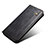 Leather Case Stands Flip Cover Holder B04S for Samsung Galaxy S23 5G Black