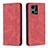 Leather Case Stands Flip Cover Holder B05F for Oppo F21 Pro 4G Red