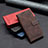 Leather Case Stands Flip Cover Holder B05F for Samsung Galaxy A21