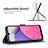 Leather Case Stands Flip Cover Holder B05F for Samsung Galaxy A33 5G