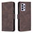 Leather Case Stands Flip Cover Holder B05F for Samsung Galaxy A33 5G Brown