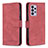 Leather Case Stands Flip Cover Holder B05F for Samsung Galaxy A33 5G Red