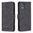 Leather Case Stands Flip Cover Holder B05F for Samsung Galaxy A51 4G Black