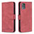 Leather Case Stands Flip Cover Holder B05F for Samsung Galaxy A51 4G Red