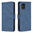 Leather Case Stands Flip Cover Holder B05F for Samsung Galaxy A71 5G Blue