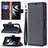 Leather Case Stands Flip Cover Holder B05F for Samsung Galaxy S23 5G