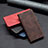 Leather Case Stands Flip Cover Holder B05F for Vivo Y20s