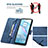 Leather Case Stands Flip Cover Holder B05F for Xiaomi Mi 10i 5G