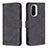 Leather Case Stands Flip Cover Holder B05F for Xiaomi Mi 11i 5G Black