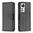 Leather Case Stands Flip Cover Holder B05F for Xiaomi Mi 12 5G Black