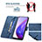 Leather Case Stands Flip Cover Holder B05F for Xiaomi Redmi K30S 5G