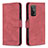 Leather Case Stands Flip Cover Holder B05F for Xiaomi Redmi K30S 5G Red
