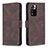 Leather Case Stands Flip Cover Holder B05F for Xiaomi Redmi Note 11 Pro+ Plus 5G