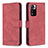 Leather Case Stands Flip Cover Holder B05F for Xiaomi Redmi Note 11 Pro+ Plus 5G Red