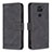 Leather Case Stands Flip Cover Holder B05F for Xiaomi Redmi Note 9