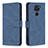 Leather Case Stands Flip Cover Holder B05F for Xiaomi Redmi Note 9