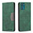 Leather Case Stands Flip Cover Holder B06F for Motorola Moto G42 Green