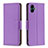 Leather Case Stands Flip Cover Holder B06F for Samsung Galaxy A04 4G Purple