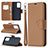 Leather Case Stands Flip Cover Holder B06F for Samsung Galaxy A52 5G