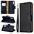 Leather Case Stands Flip Cover Holder B06F for Samsung Galaxy A70