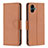 Leather Case Stands Flip Cover Holder B06F for Samsung Galaxy M04