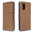 Leather Case Stands Flip Cover Holder B06F for Samsung Galaxy S20