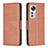 Leather Case Stands Flip Cover Holder B06F for Xiaomi Mi 12S 5G Brown