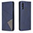 Leather Case Stands Flip Cover Holder B07F for Huawei Honor 9X Blue