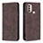 Leather Case Stands Flip Cover Holder B07F for Motorola Moto E30