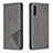 Leather Case Stands Flip Cover Holder B07F for Samsung Galaxy A50