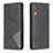 Leather Case Stands Flip Cover Holder B07F for Samsung Galaxy A70S Black