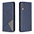 Leather Case Stands Flip Cover Holder B07F for Samsung Galaxy A70S Blue