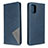 Leather Case Stands Flip Cover Holder B07F for Samsung Galaxy A71 5G Blue