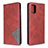 Leather Case Stands Flip Cover Holder B07F for Samsung Galaxy A71 5G Red