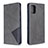 Leather Case Stands Flip Cover Holder B07F for Samsung Galaxy M40S Gray