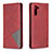Leather Case Stands Flip Cover Holder B07F for Samsung Galaxy Note 10 5G Red