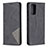 Leather Case Stands Flip Cover Holder B07F for Samsung Galaxy Note 20 5G Black