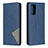 Leather Case Stands Flip Cover Holder B07F for Samsung Galaxy Note 20 5G Blue