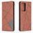 Leather Case Stands Flip Cover Holder B07F for Samsung Galaxy Note 20 Ultra 5G Brown